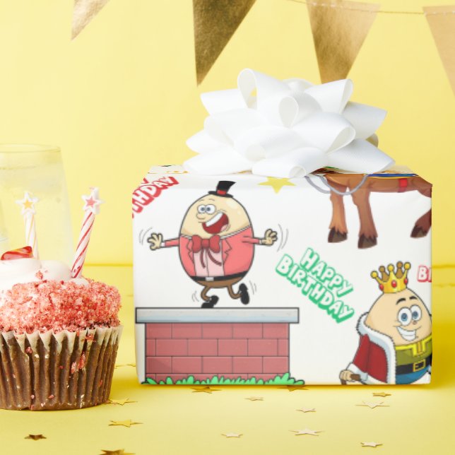 Humpty Dumpty Barns födelsedag Party Presentpapper (Födelsedagsfest)