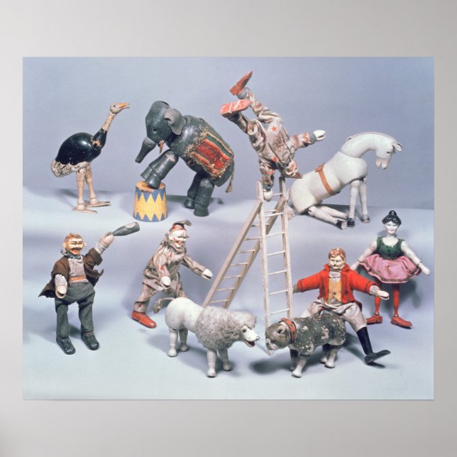 Humpty Dumpty Circus acrobats and menagerie Poster (Framsidan)