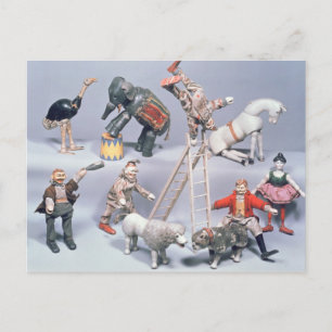 Humpty Dumpty Circus acrobats and menagerie Vykort