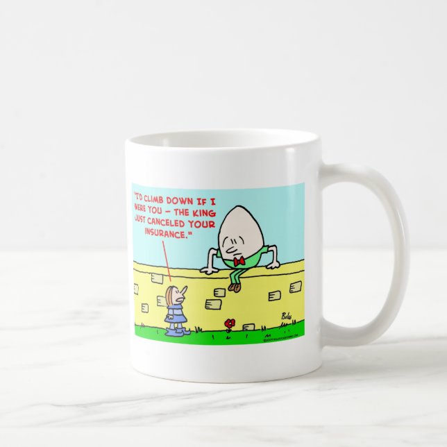 humpty dumpty försäkring kaffemugg (Höger)