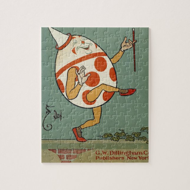 Humpty Dumpty, Gammal Gösenissa-rimma Pussel (Vertikal)