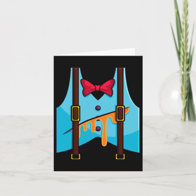 Humpty Dumpty Halloween Costume Kort (Framsida)