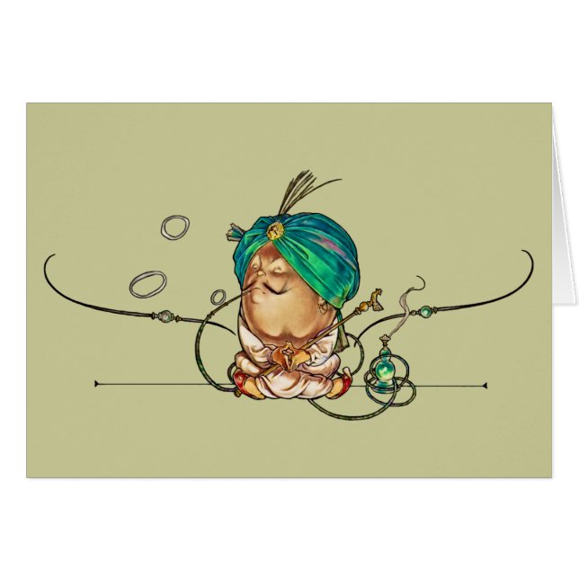 Humpty Dumpty Hälsningskort (Framsidan Horizontal)