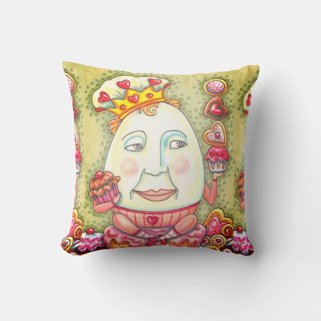Humpty Dumpty Hearts DEKORATIV KUDDE Cotton (Framsida)