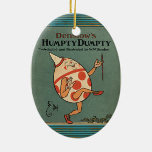Humpty Dumpty Julgransprydnad Keramik