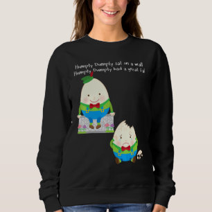 Humpty Dumpty Kids Nursery Sång Rhyme T Shirt