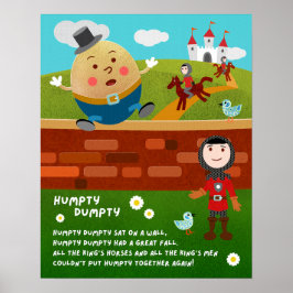Humpty Dumpty Nursery Rhyme Classroom Poster