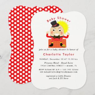 Humpty Dumpty Nursery Rhyme Cute Baby Shower Inbjudningar