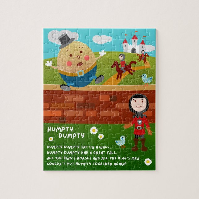 Humpty Dumpty Nursery Rhyme Puzzle Pussel (Vertikal)