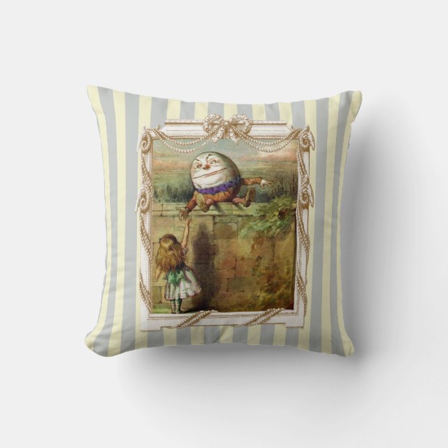 Humpty Dumpty och Alice Kudde (Framsida)