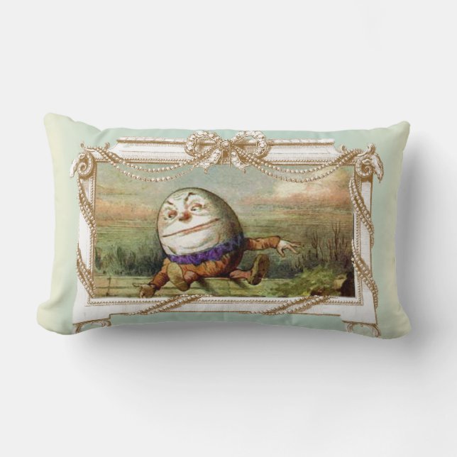 Humpty Dumpty och Alice Lumbarkudde (Framsida)