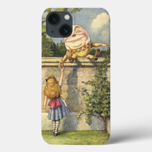 Humpty Dumpty och Alice till och med det tittar