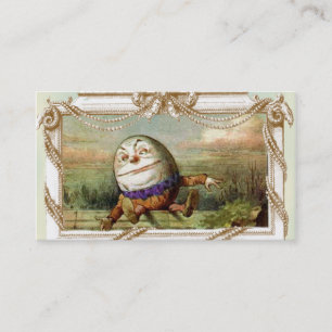 Humpty Dumpty och Alice Visitkort