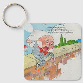 Humpty Dumpty on Wall Mor Goose Nursery Rhyme Nyckelring