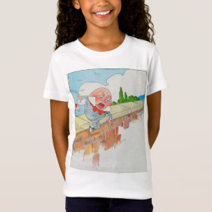 Humpty Dumpty on Wall Mor Goose Nursery Rhyme T Shirt