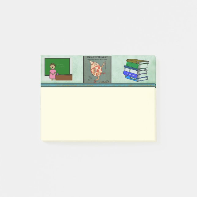 Humpty Dumpty Post-it Block (Framsida)