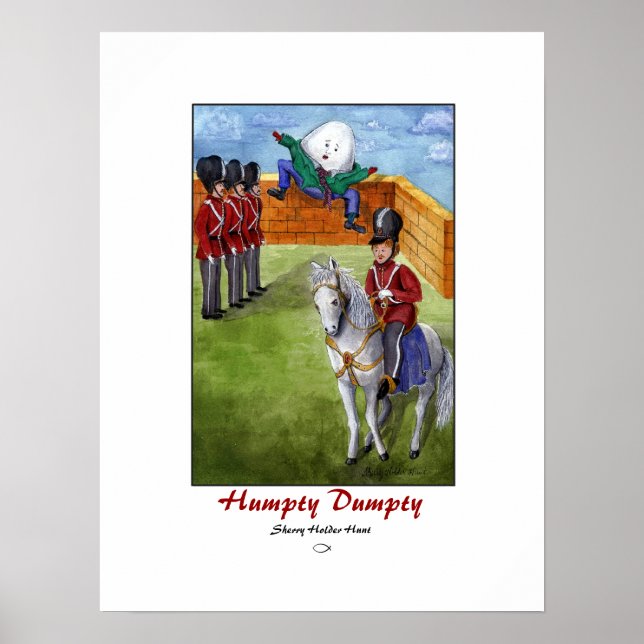 Humpty Dumpty Print Poster (Framsidan)