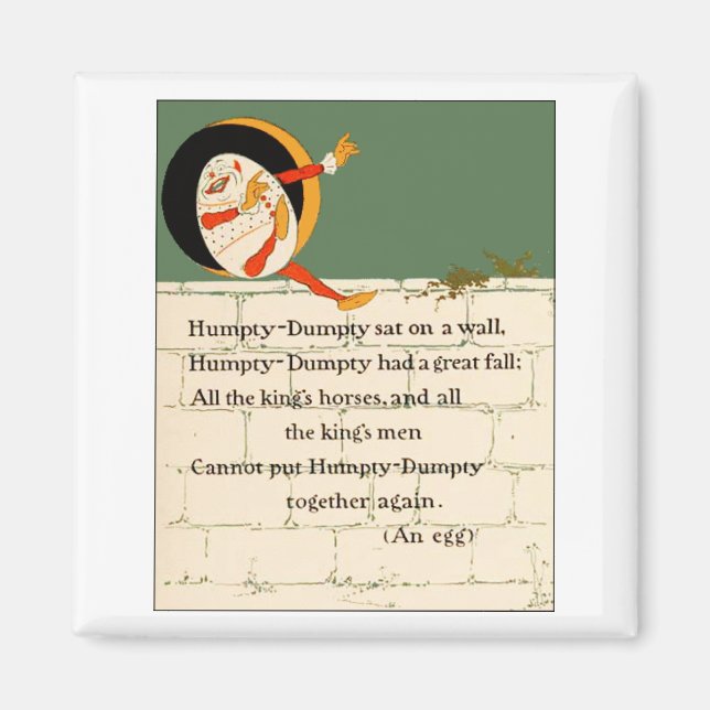 Humpty Dumpty Rhyme Magnet (Framsidan)