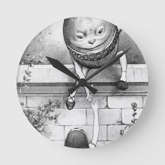 Humpty Dumpty Rund Klocka (Framsida)