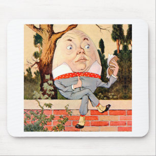 Humpty Dumpty Sat på en vägg i underland Musmatta