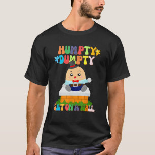 Humpty Dumpty Sat på Wall för barn Boys T Shirt