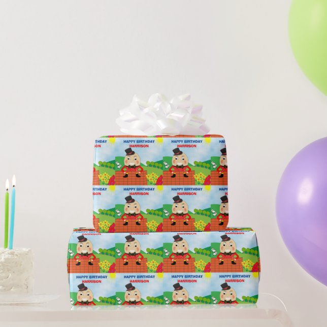 Humpty Dumpty Thned Barns födelsedag Presentpapper (Festgåvor)