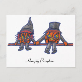 Humpty Pumpkins...vykort Vykort