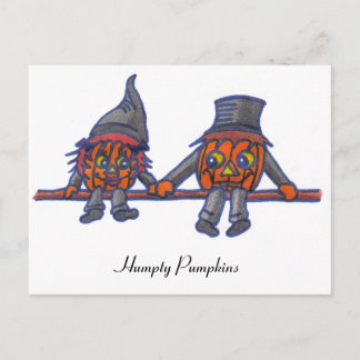 Humpty Pumpkins...vykort Vykort