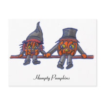 Humpty Pumpkins...vykort