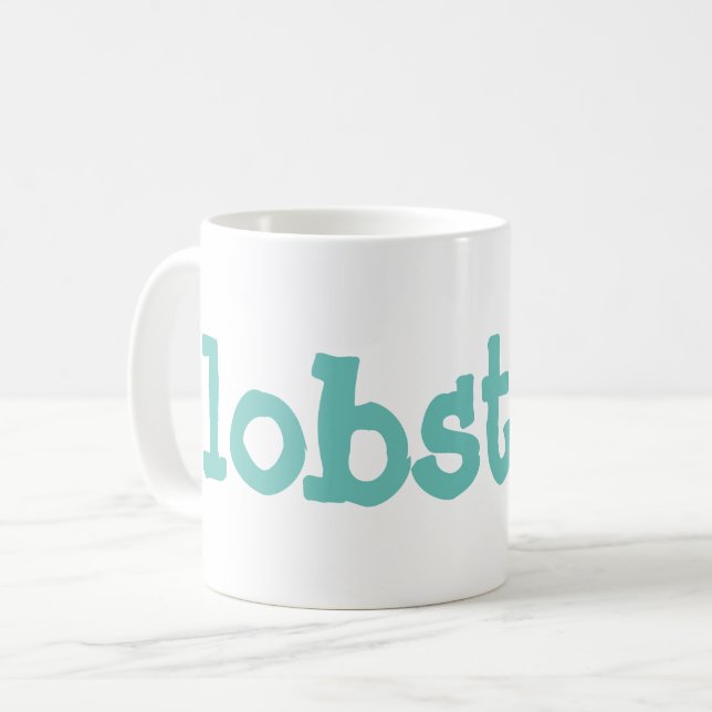 humrar kaffemugg (Framsida vänster)