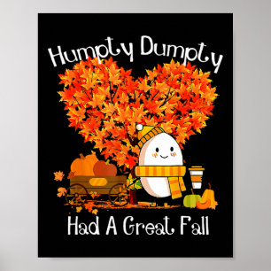 Humtig dumpning hade ett Underbart fall i Höst löv Poster