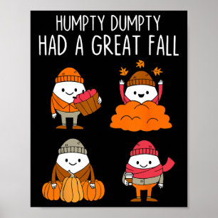 Humtig dumpning hade ett Underbart fall i Höst löv Poster