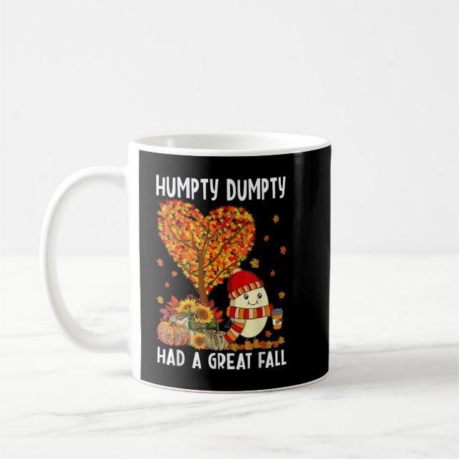 Humtig Dumpty hade en Underbar fallande Thanksgivi Kaffemugg (Vänster)