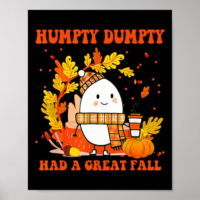 Humtig Dumpty hade ett Underbart fall i Lycklig. Poster (Framsidan)