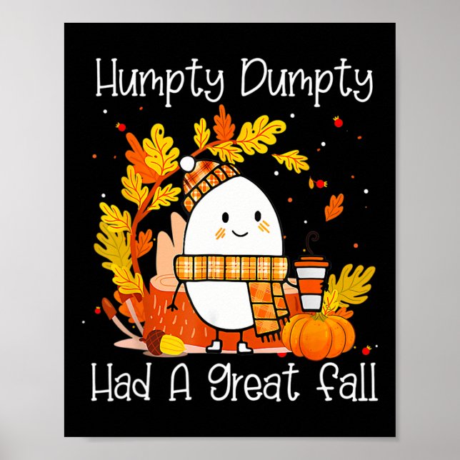 Humtig Dumpty hade ett Underbart fall i Lycklig. Poster (Framsidan)