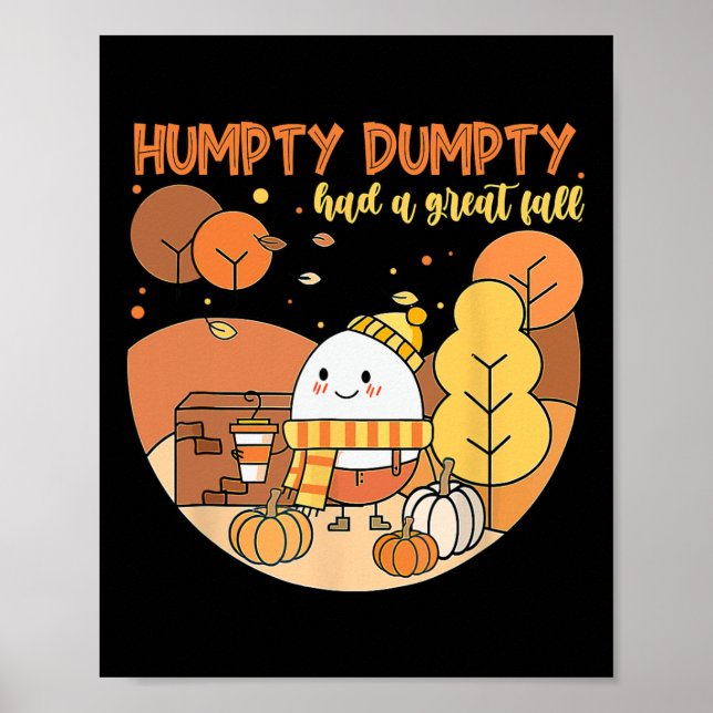 Humtig Dumpty hade ett Underbart fall i Lycklig. Poster (Framsidan)