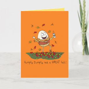 Humtig Dumpty hade ett Underbart kort för fallande