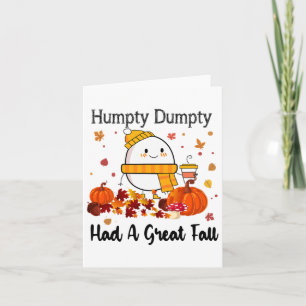 Humtig Dumpty hade ett Underbart misslyckande på h Kort