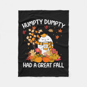 Humtig, konstig Dumpty hade en Underbar fall i Lyc Fleecefilt