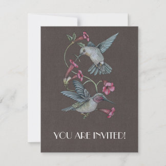 Humufåglar och svin inbjudningar