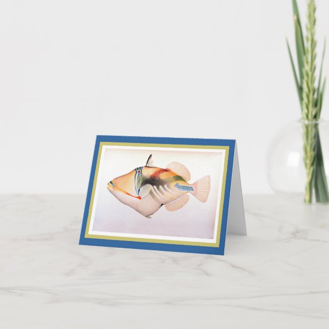 Humuhumu Apua'a Fish Kort (Framsida)