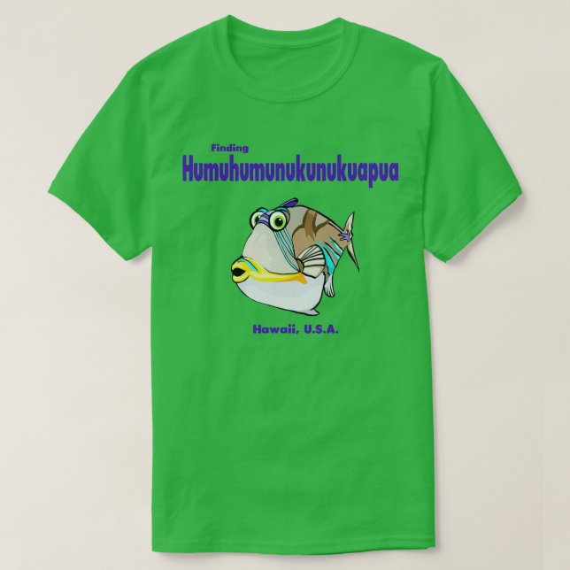 humuhumunukunukuapua t shirt (Design framsida)