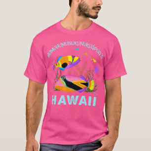 Humuhumunukunukuapuaa hawaiisk tropisk fisk t shirt