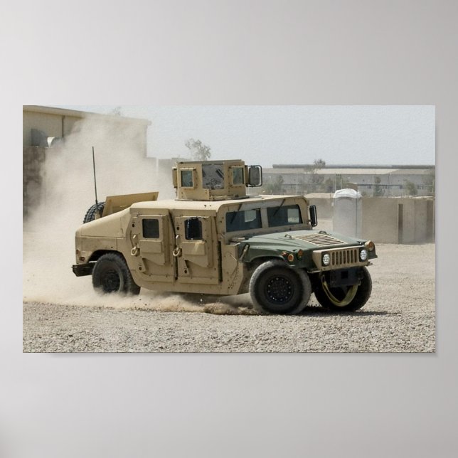 Humvee i Irak Poster (Framsidan)