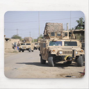 Humvees säkerhet under en patrullering musmatta