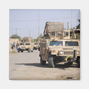 Humvees uppförandesäkerhet under en patrull magnet