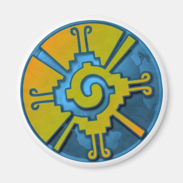 Hunab Ku Earth Magnet (Framsidan)