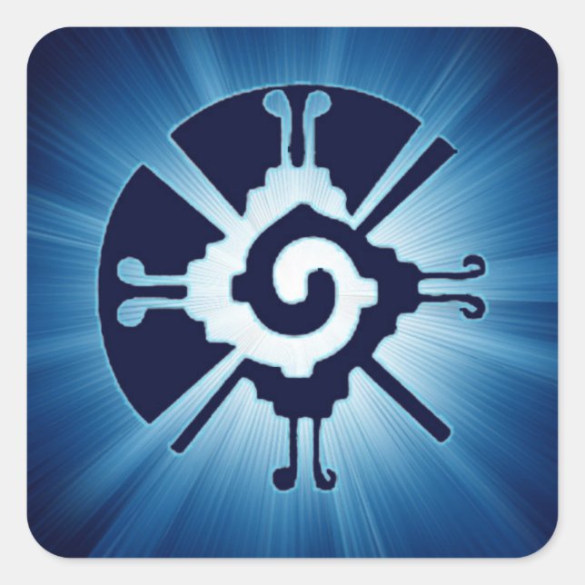 Hunab Ku Galactic Centre Fyrkantigt Klistermärke (Framsida)