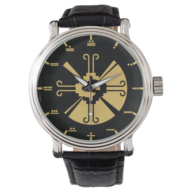 Hunab Ku - Maya numerals Armbandsur (Framsida)