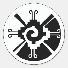 Hunab Ku - Mayan Gudom Runt Klistermärke